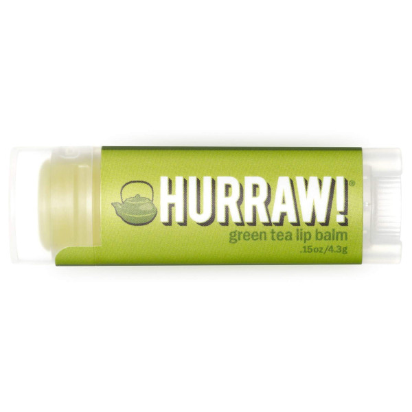 Бальзами для губ (зелений чай), Lip Balm, Hurraw!