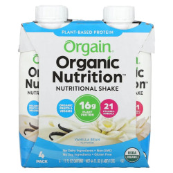 Питательный коктейль, Orgain Organic Nutrition Nutritional Shake, органик, вкус ваниль, 4×330 мл