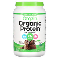 Рослинний протеїн, Orgain Organic Protein Powder, органік, смак «Арахісова олія з шоколадом», 920 г