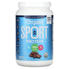 Рослинний протеїн, смак шоколаду, Orgain Sport Protein Powder, 912 г