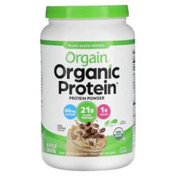 Растительный протеин, Orgain Organic Protein Powder, органик, вкус «холодный кофе», 920 г