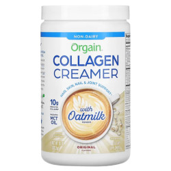 Колагенові вершки з вівсяним молоком, оригінальний смак, Orgain Collagen Creamer, порошок, 283,5 г