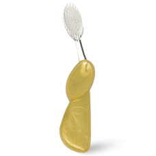 Зубна щітка, для шульги, м'яка, колір золотий, Big Brush Original Radius, 1 шт