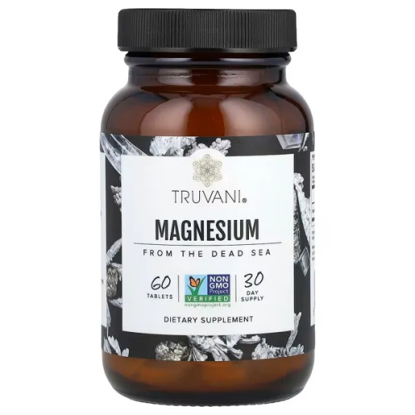 Магній (оксид), Magnesium, Truvani, 400 мг, для веганів, 60 таблеток (200 мг на таблетку)