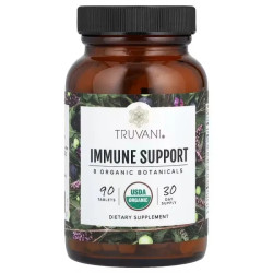 Підтримка імунітету трав'яна формула органік, Truvani Immune Support, 90 таблеток