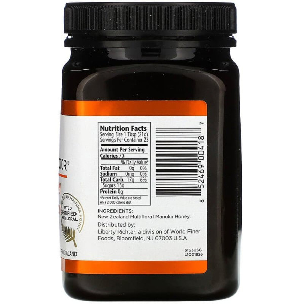 Манука мед 10+, Manuka Honey, Manuka Doctor, Apiwellness, (500 г)