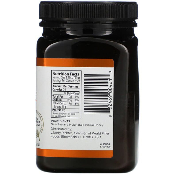 Манука мед, 20+, Manuka Honey, Manuka Doctor, (500 г)