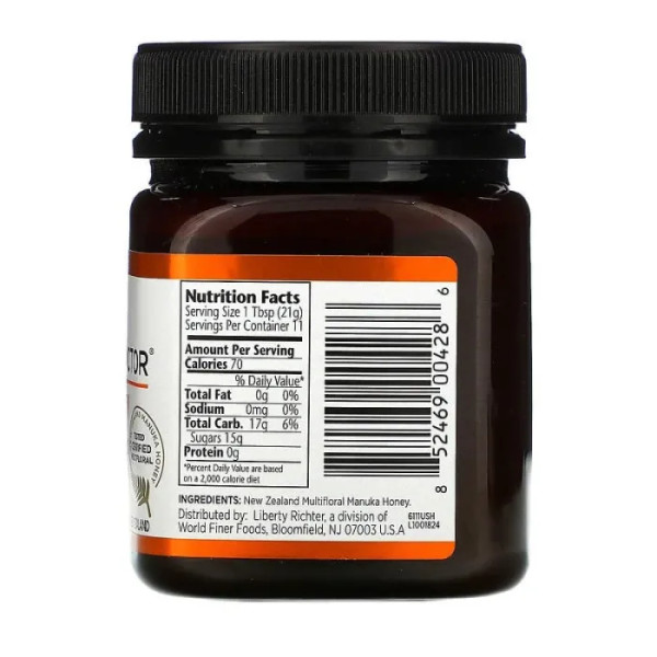 Манука мед, 20+, Manuka Honey, Manuka Doctor, (250 г)