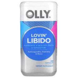 Либидо для женщин, OLLY Lovin' Libido, пременопауза и менопауза 40 капсул