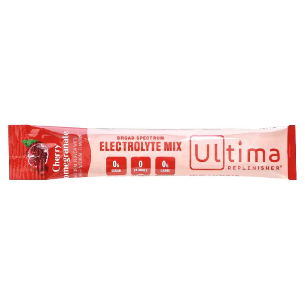 Електроліти, Electrolyte Supplemen, Ultima Replenisher, смак вишня-гранат, 20 пакетів по 3.4 г