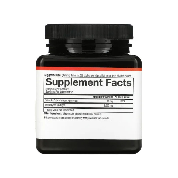 Колаген, Collagen, Youtheory, 6000 мг, 120 таблеток (1000 мг у таблетці)