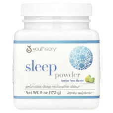 Порошок для сна, Youtheory Sleep Powder, вкус лимон лайм, 172 г