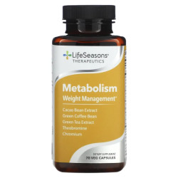 Поддержка обмена веществ, LifeSeasons Metabolism, 70 вегетарианских капсул