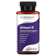 Підтримка сечовивідних шляхів, LifeSeasons Urinari-X, 90 вегетаріанських капсул