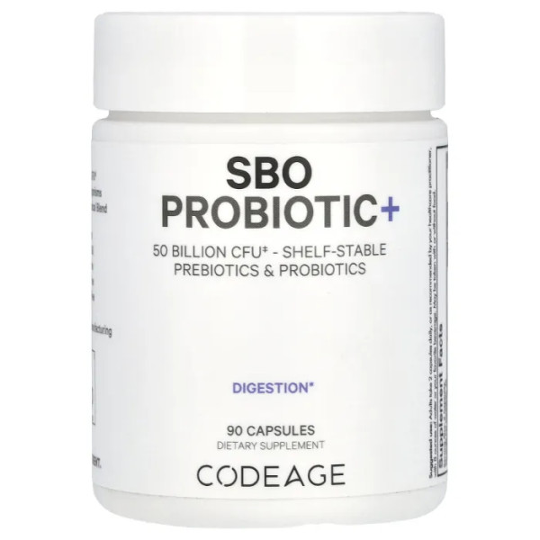 Пробіотики, Digestion, SBO Probiotic, Codeage, 50 млрд. КУО, 90 капсул