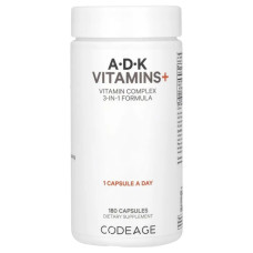 Вітамінний комплекс, Codeage ADK Vitamins, 180 капсул