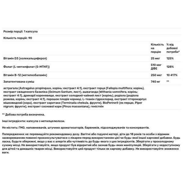 Теломери (вітаміни з травами та фруктами), Ultra Life Telomeres, Codeage, 90 капсул