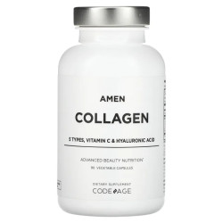 Колаген, Codeage Amen Collagen, 90 рослинних капсул