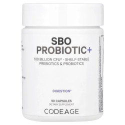 Пробіотик SBO 100 млрд ДЕЯ, CodeAge Digestion SBO Probiotic, 90 капсул