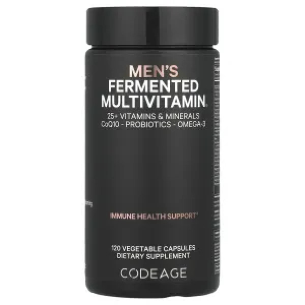Мультивітаміни для чоловіків, Fermented, Men's Multivitamin, CodeAge, 120 капсул