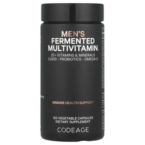Мультивітаміни для чоловіків, Fermented, Men's Multivitamin, CodeAge, 120 капсул