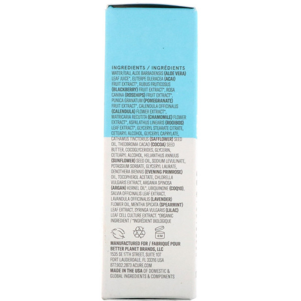 Зволожуюче крем, Facial Moisturizer, Acure Organics, для жирної шкіри обличчя, 50 мл