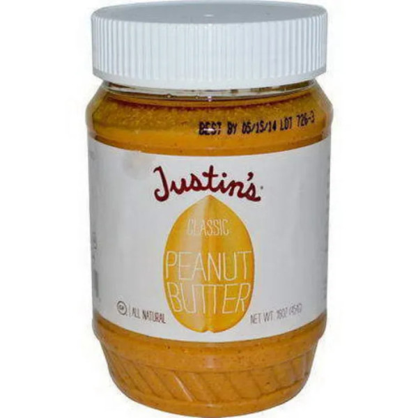 Арахісове масло, класичне, Peanut Butter, Justin's Nut Butter, 454 г