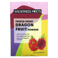 Порошок питахайи, Wilderness Poets Dragon Fruit Powder, 99 г