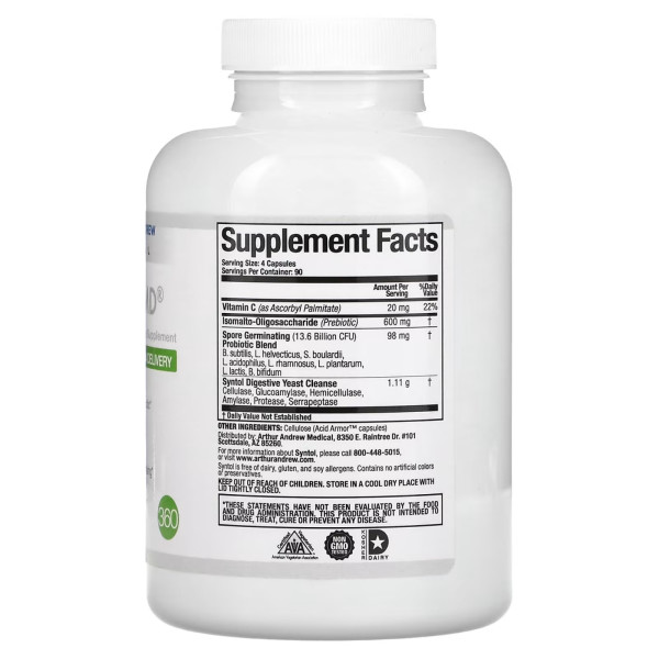 Здорова мікрофлора, Advanced Microflora Delivery, Arthur Andrew Medical, 360 капсул