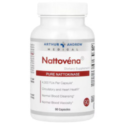 Наттокиназа 4000 FU, Nattovena Arthur Andrew Medical, 90 капсул