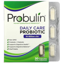 Пробіотик щоденний 10 млрд КУО, Probulin Daily Care Probiotic, 30 капсул