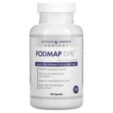 Ферменти та пробіотики для травлення, FODMAP DPE Arthur Andrew Medical, 180 капсул
