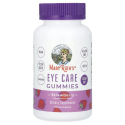 Жевательные для зрения, Eye Care Gummies MaryRuth's, вкус клубника, 90 жевательных конфет