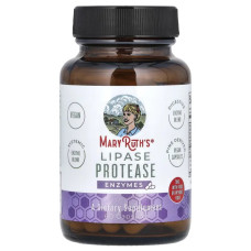 Ферменты липаза и протеаза, Lipase Protease Enzymes MaryRuth's, 60 капсул