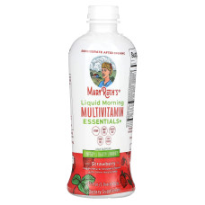 Мультивитамины, жидкие, вкус клубника, Liquid Morning Multivitamin Essentials MaryRuth's, 946 мл