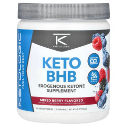Кетонові солі BHB, ягідне асорті, KetoLogic Keto BHB, 246 г