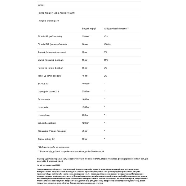 Комплекс для тренувань, IntraWorkout, Nutricost, порошок, персиковий лимонад, 460 грам