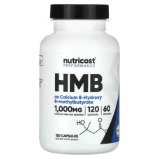 ГМБ, Nutricost HMB, 120 капсул