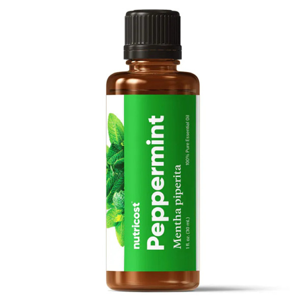 Ефірна олія м'яти, Peppermint Essential Oil, Nutricost, 30 мл