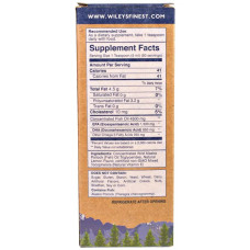 Омега-3 аляскинська, смак лимон, Alaskan Fish Oil Wiley's Finest, 2150 мг, 250 мл