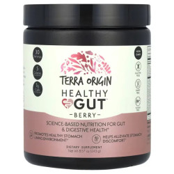 Здоровий кишечник, Terra Origin Healthy Gut, ягідний смак, 243 г