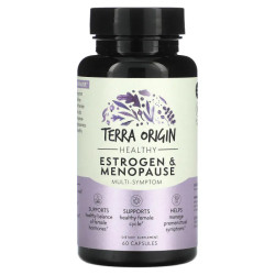 Здоровий естроген та менопауза, Terra Origin Healthy Estrogen Menopause, 60 капсул