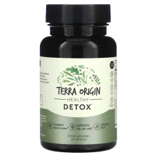 Детокс 5 млрд ДЕЯ антистрес здоров'я волосся, шкіри та нігтів, Terra Origin Healthy Detox, 30 капсул