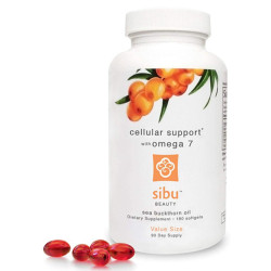 Омега 7, Sibu Beauty Sea Buckthorn Oil, 180 капсул