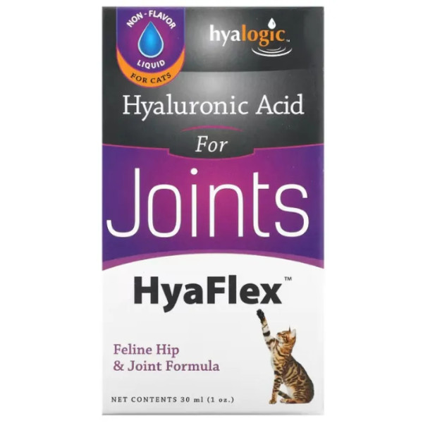 Гіалуронова кислота, для кішок, Hyaluronic Acid, Hyalogic LLC, 30 мл.