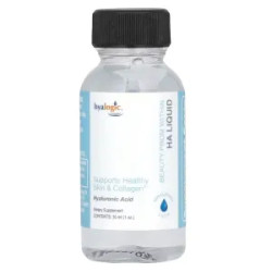 Гиалуроновая кислота жидкая 3 мг без аромата, Hyalogic Beauty From Within HA Liquid, поддержка волос кожи и губ 30 мл