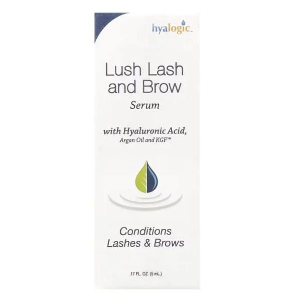 Сироватка для пишних вій та брів, Lush Lash and Brow Serum, Hyalogic, 5 мл