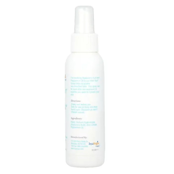 Спрей після засмаги, After Sun Spray, Hyalogic, з гіалуроновою кислотою та олією перцевої м'яти, 118 мл