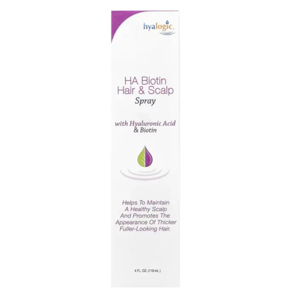 Спрей для волосся та шкіри голови, Hair & Scalp Spray, Hyalogic, з біотином та гіалуроновою кислотою, 118 мл