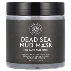 Маска с грязью Мертвого моря, Pure Body Naturals Dead Sea Mud Beauty Mask, для лица и тела 250 г